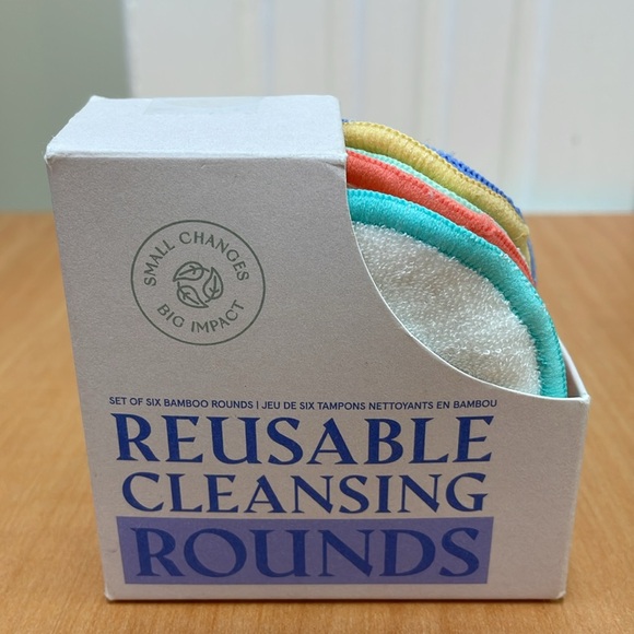 New Anthropologie Reusable Cleansing Rounds Bamboo Facial Pads, Set of 6!!🔥🔥🔥 - Picture 12 of 16